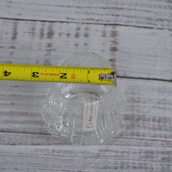 Edo Kiriko Glass Whiskey Glass Drinkware Stars 7.4 oz Coaster & Box NEW - Picture 7 of 16